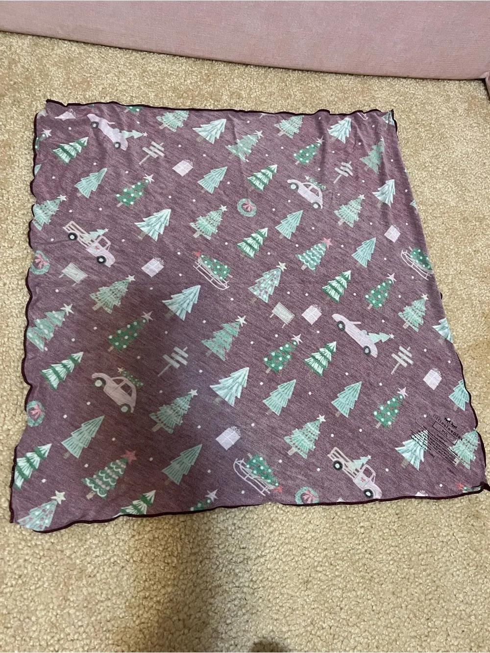 Little Sleepies Cranberry Tree Traffic Pet Bandana M/L Retired